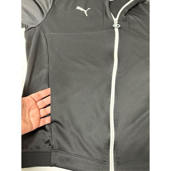 Puma It evoTRG Mens Black Training Zip Up Track Jacket  CA 06311 Size XL - Picture 8 of 12